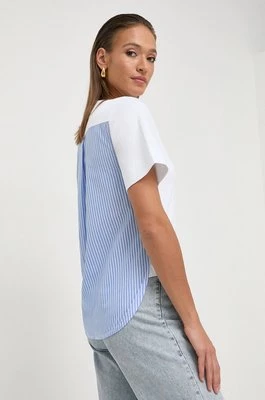 BOSS t-shirt bawełniany damski kolor biały 50521141