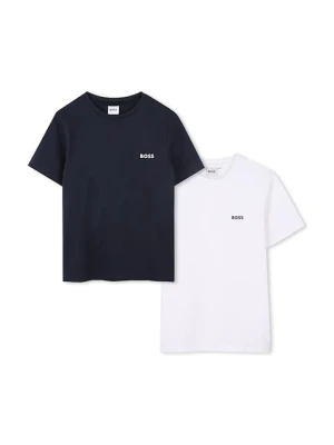 BOSS t-shirt bawełniany dziecięcy 2-pack