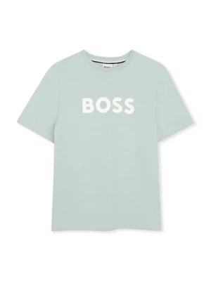BOSS t-shirt bawełniany dziecięcy