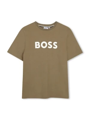 BOSS t-shirt bawełniany dziecięcy