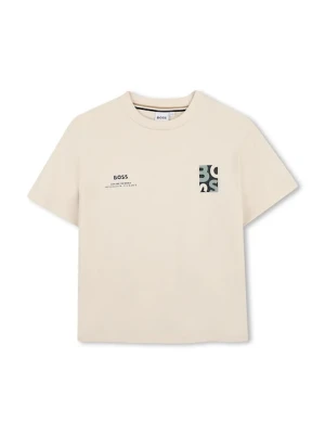 BOSS t-shirt bawełniany dziecięcy