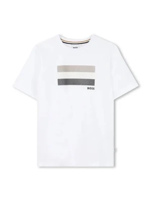 BOSS t-shirt bawełniany dziecięcy