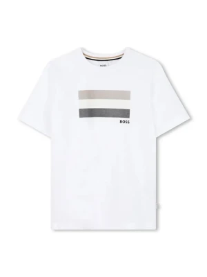 BOSS t-shirt bawełniany dziecięcy