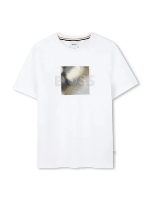 BOSS t-shirt bawełniany dziecięcy