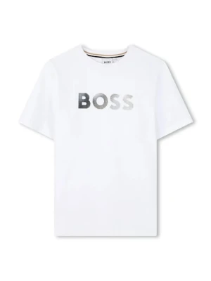 BOSS t-shirt bawełniany dziecięcy