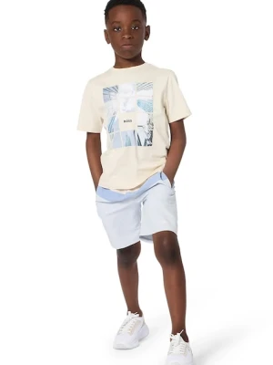 BOSS t-shirt bawełniany dziecięcy