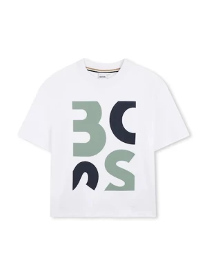 BOSS t-shirt bawełniany dziecięcy