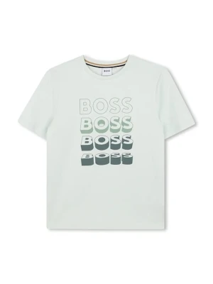 BOSS t-shirt bawełniany dziecięcy