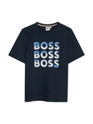 BOSS t-shirt bawełniany dziecięcy