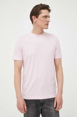 BOSS t-shirt bawełniany kolor różowy 50468347CHEAPER