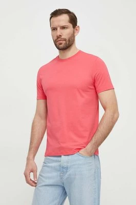 BOSS t-shirt bawełniany kolor różowy 50468347