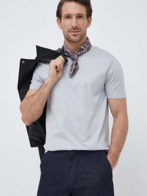 BOSS t-shirt bawełniany kolor szary 50468395