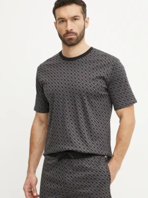 BOSS t-shirt bawełniany lounge kolor multicolor z nadrukiem 50535741
