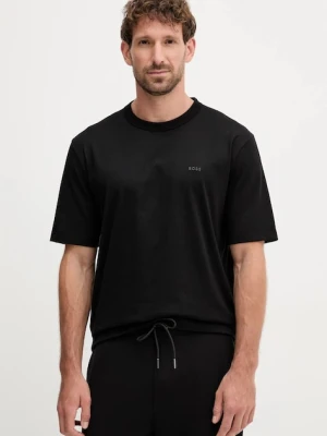 BOSS t-shirt bawełniany H-Taut 15 czarny