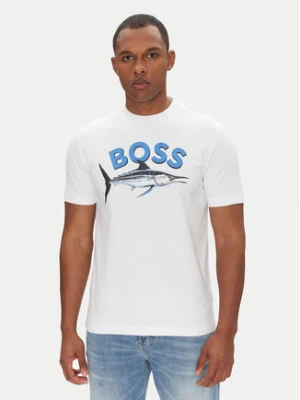 Zdjęcie produktu BOSS T-Shirt Bossfish 50539196 Écru Regular Fit