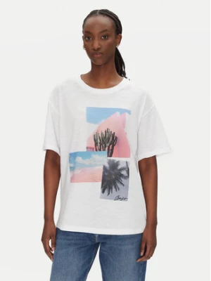 BOSS T-Shirt C_Eband_4 50540433 Écru Relaxed Fit