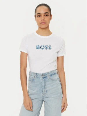 BOSS T-Shirt C_Elogo 50535322 Biały Regular Fit