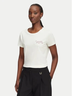 BOSS T-Shirt C_Elove_5 50566827 Kremowy Slim Fit