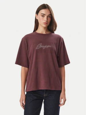 BOSS T-Shirt C_Eregular_8 50571460 Bordowy Regular Fit
