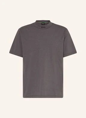 Boss T-Shirt Collar Zone grau