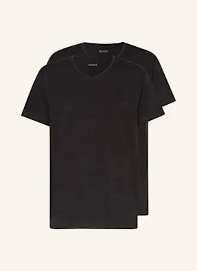 Boss T-Shirt Comfort, 2 Szt. schwarz