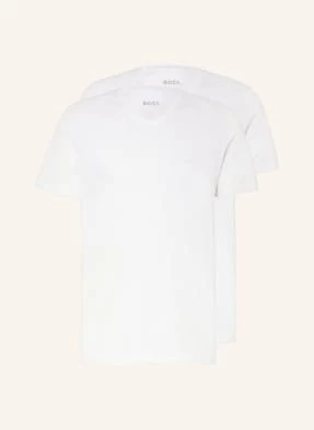 Boss T-Shirt Comfort, 2 Szt. weiss