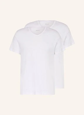 Boss T-Shirt Comfort, 2 Szt. weiss