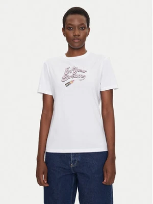 BOSS T-Shirt Damacia_5 50540237 Biały Regular Fit