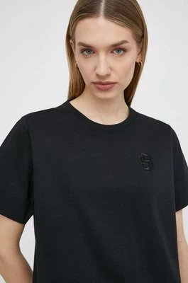 BOSS t-shirt damski kolor czarny 50513755