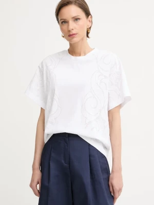 BOSS T-shirt damski z bawełną Elne