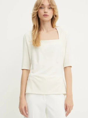 BOSS t-shirt damskie kolor beżowy 50541894