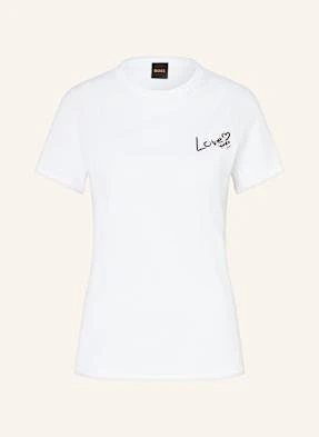 Boss T-Shirt Elogo weiss