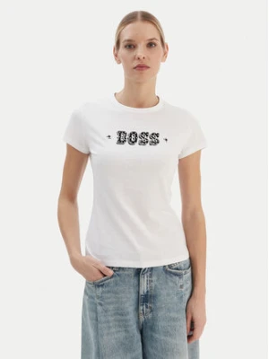 BOSS T-Shirt Endora 50545287 Biały Regular Fit