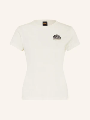 Boss T-Shirt Endora Z Ozdobnymi Kamykami weiss