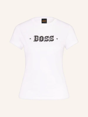 Boss T-Shirt Endora Z Ozdobnymi Kamykami weiss