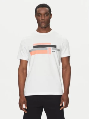 BOSS T-Shirt Glamping 50538923 Biały Relaxed Fit
