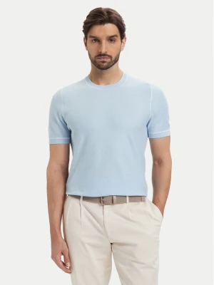 BOSS T-Shirt H-Nalon 50560482 Niebieski jasny Regular Fit