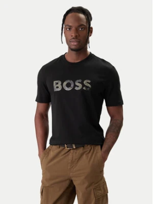 BOSS T-Shirt Insignia 50556009 Czarny Regular Fit