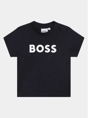 Boss T-Shirt J05P12 M Granatowy Regular Fit