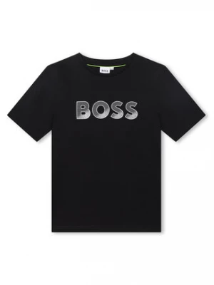 Boss T-Shirt J25O03 S Czarny Regular Fit
