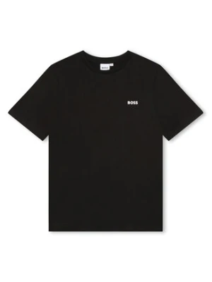 Boss T-Shirt J25P23 D Czarny Regular Fit