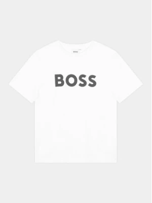 Boss T-Shirt J25P24 D Biały Regular Fit