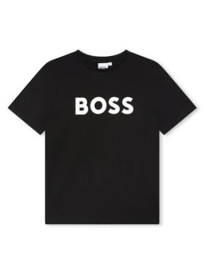 Boss T-Shirt J25P24 D Czarny Regular Fit