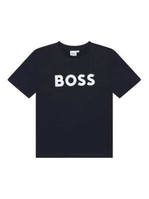 Boss T-Shirt J25P24 D Granatowy Regular Fit