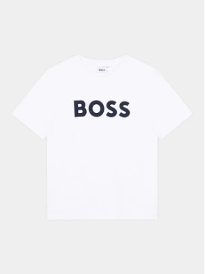 Boss T-Shirt J25P24 S Biały Regular Fit