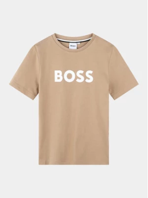 Boss T-Shirt J50718 S Beżowy Regular Fit