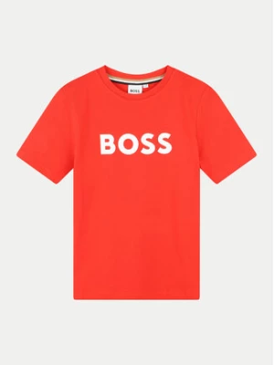 Boss T-Shirt J50718 S Czerwony Regular Fit