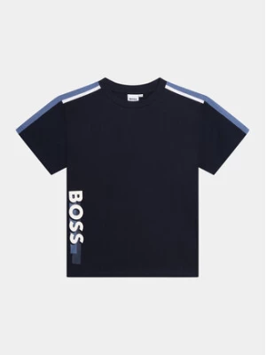 Boss T-Shirt J50722 M Granatowy Loose Fit