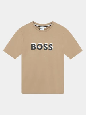 Boss T-Shirt J50723 D Beżowy Regular Fit