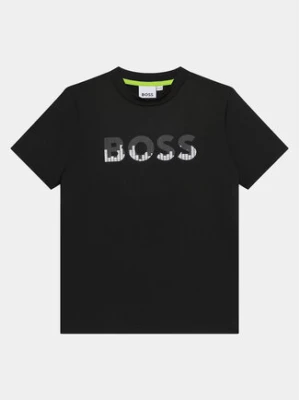 Boss T-Shirt J50774 S Czarny Regular Fit